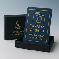 🎁 Tarjeta Regalo Sastrería Gentleman | Trajes y Camisas a Medida