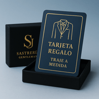🎁 Tarjeta Regalo Sastrería Gentleman | Trajes y Camisas a Medida