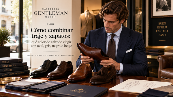 Cómo combinar traje y zapatos - Sastrería Gentleman Madrid