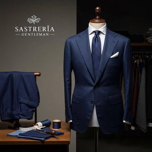 Trajes a medida para bodas - elegante traje de sastrería en Sastrería Gentleman Madrid.