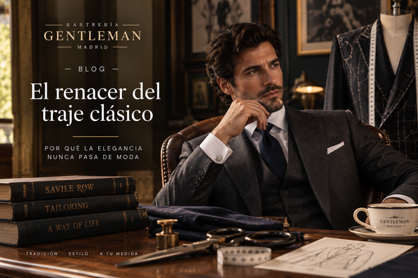 El renacer del traje clásico - Sastrería Gentleman Madrid