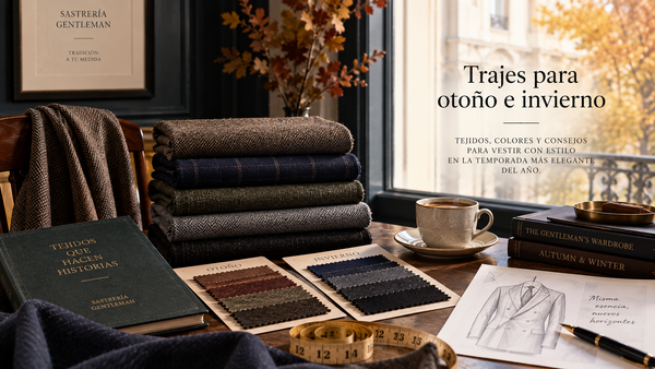 Trajes para otoño e invierno: tejidos y colores - Sastrería Gentleman Madrid