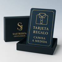 🎁 Tarjeta Regalo Sastrería Gentleman | Trajes y Camisas a Medida