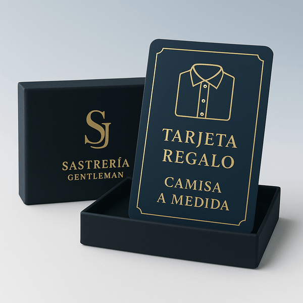 🎁 Tarjeta Regalo Sastrería Gentleman | Trajes y Camisas a Medida